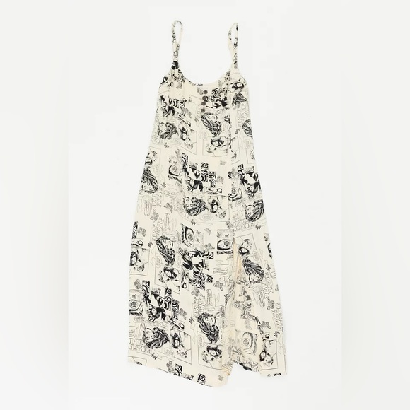 Newsprint Midi Dress - Picture 4 of 5